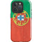 Portugal Flag Distressed iPhone 16 Pro Magsafe Impact Case